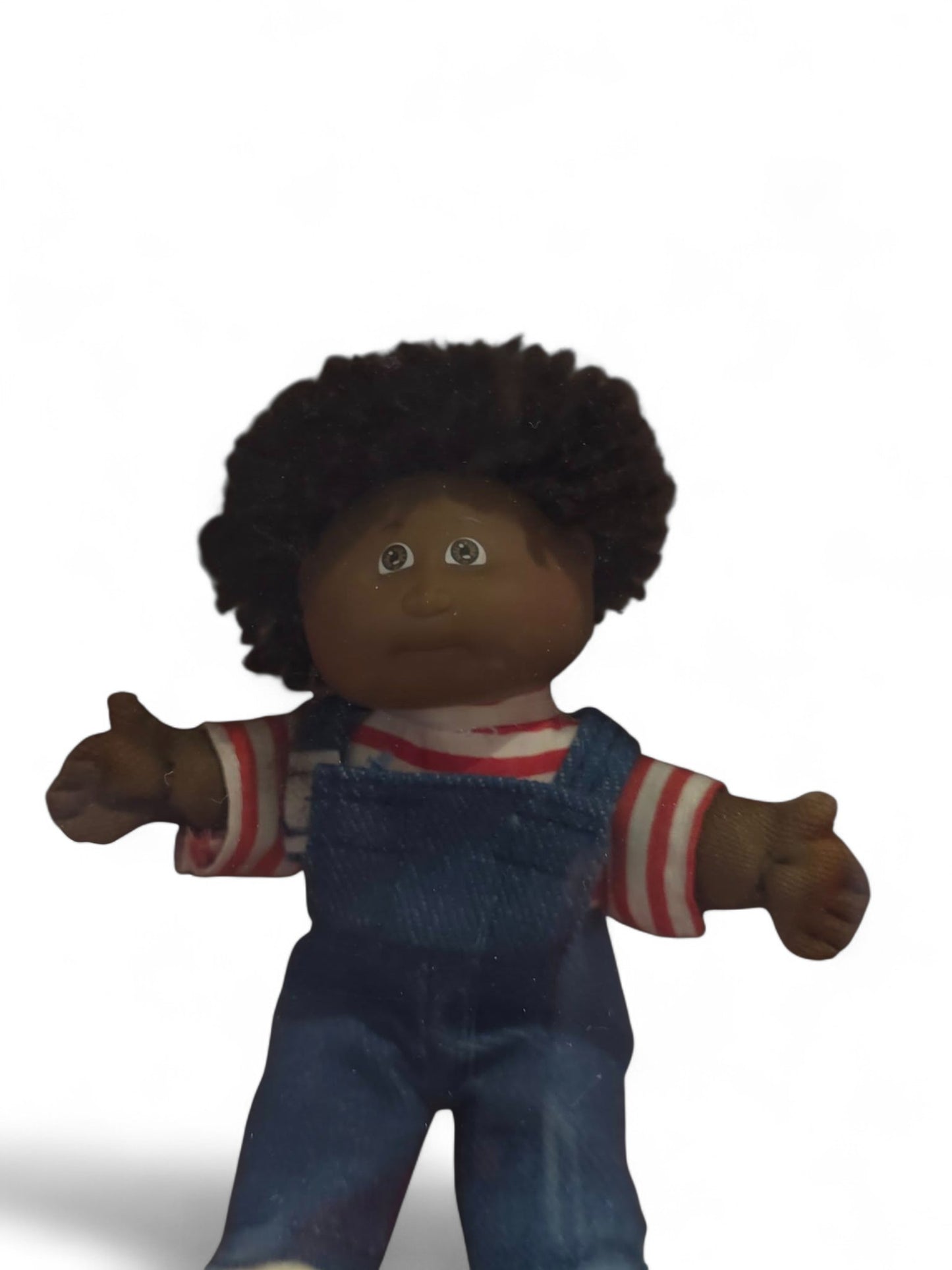 Vintage 1980s doll. Pin-ups. Brenton Rudy in Barnyard. Face view.