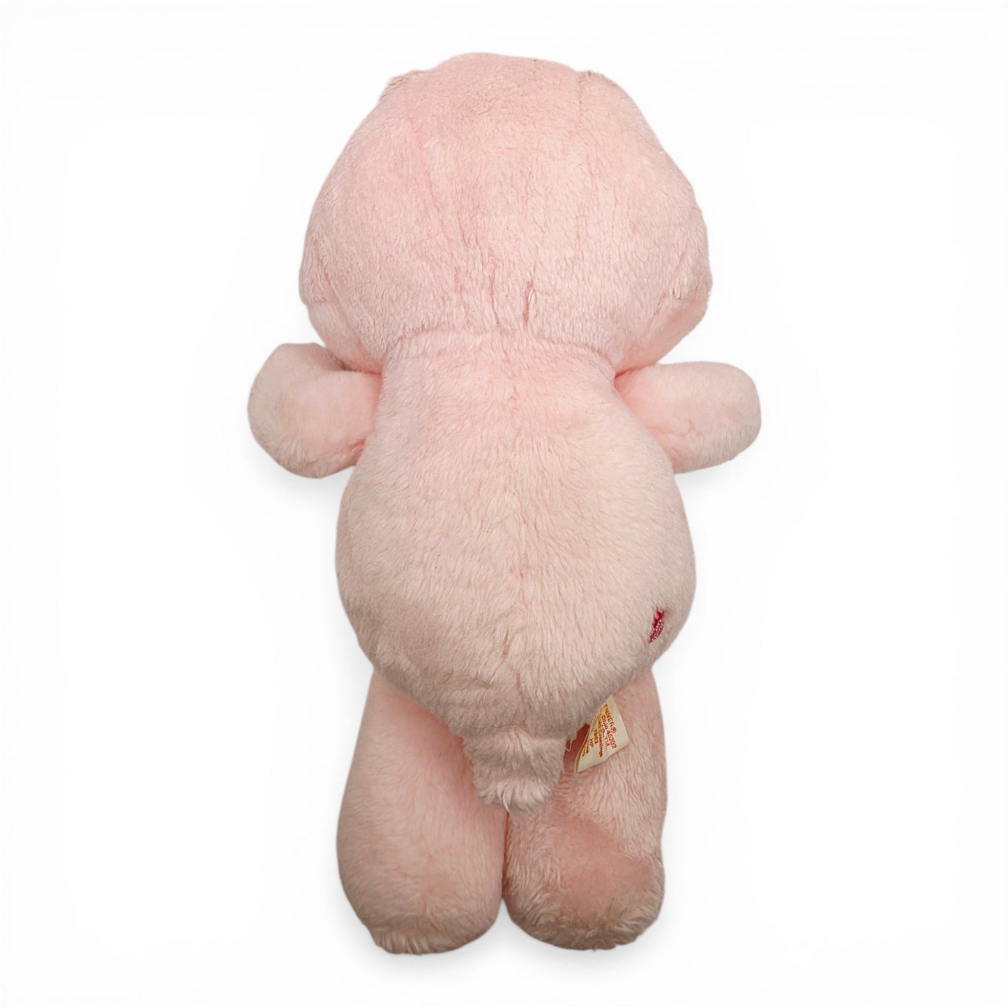 1983 Care Bears 33cm Cheer Bear plush — Back view