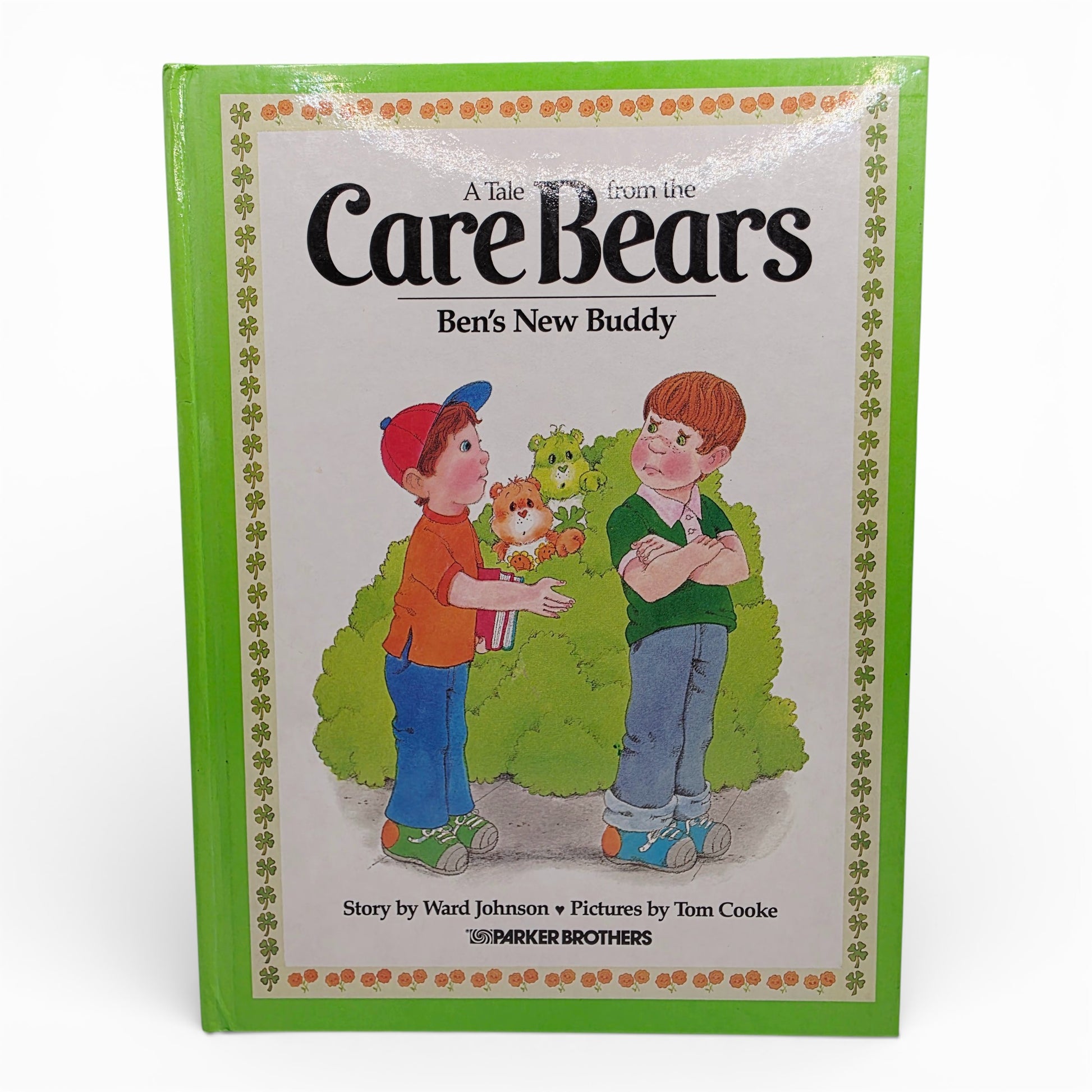 Vintage 1980s story book. Ben's New Buddy. Hardcover Storybook. Front view.