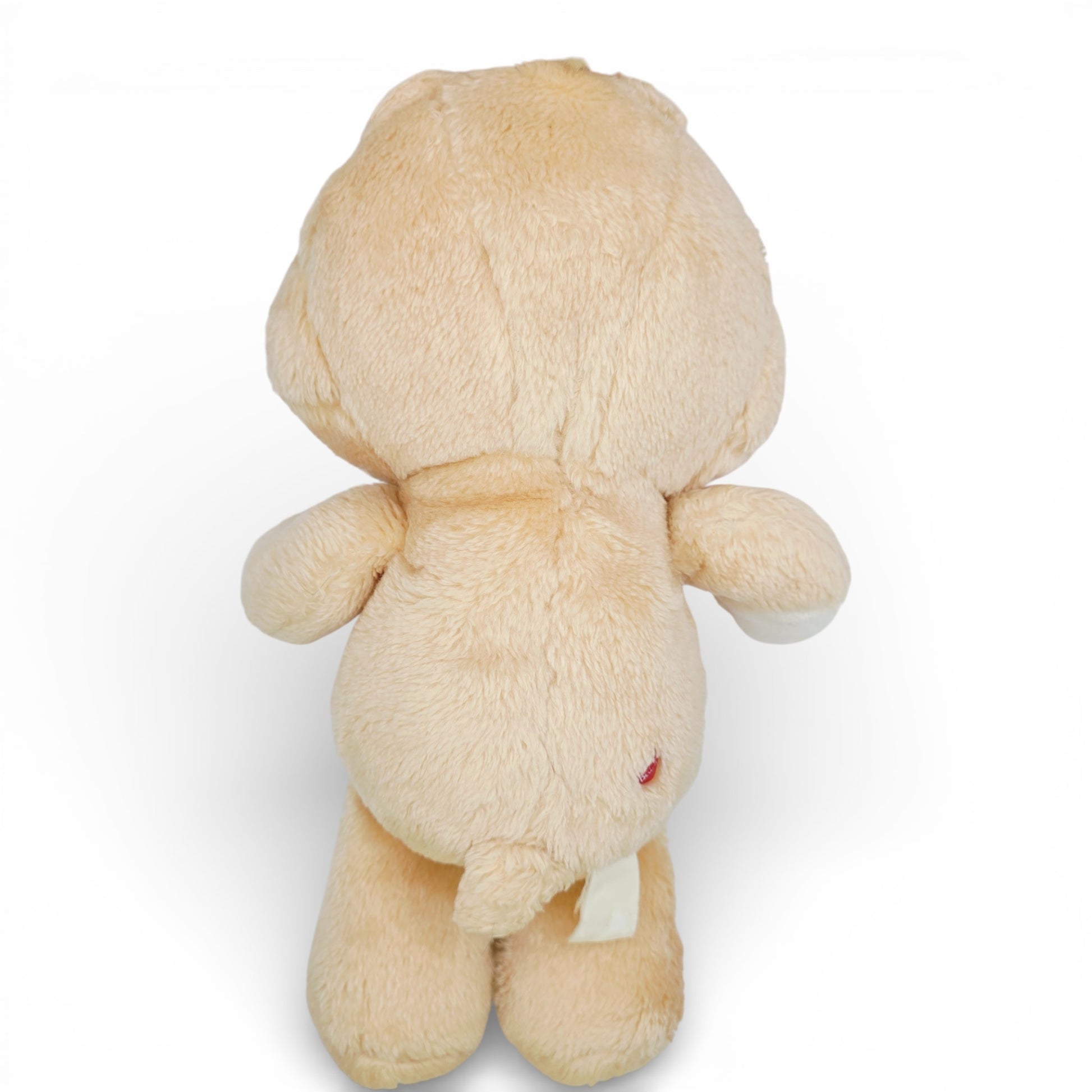 Vintage 1980s plush. Champ Bear. 33cm Plush. Back view.