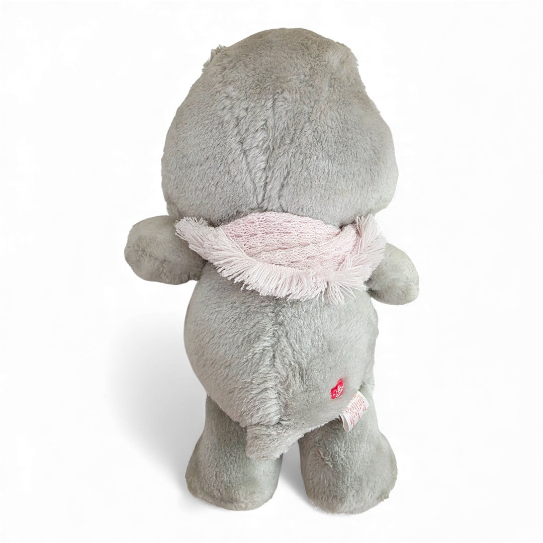 Vintage 1980s plush. Gramms Bear. 38cm Plush. Back view.