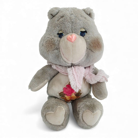 Vintage 1980s plush. Gramms Bear. 38cm Plush. Front view.