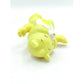 Vintage 1980s mini pvc figure. Poseable PVC Figure. Funshine. 3.5". Top view.