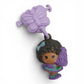 Vintage 1980s small toy. First Release. Hyacinthia. With Original Butterfly Hair Clip & Rare. Front view.