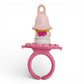 Vintage 1980s small toy. First Release. Lil Tulip. With Original Ring Base. Back view.
