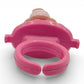 Vintage 1980s small toy. First Release. Lil Tulip. With Original Ring Base. Bottom view.