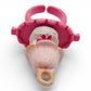 Vintage 1980s small toy. First Release. Lil Tulip. With Original Ring Base. Top view.
