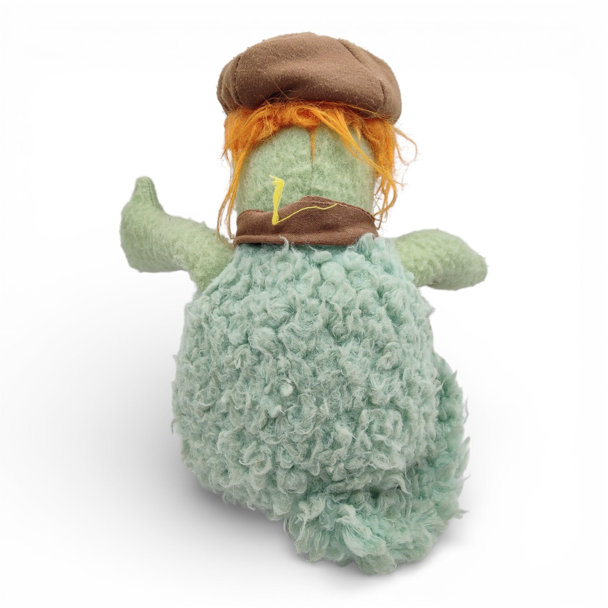 Vintage 1980s plush. Boober. 15" Plush. Back view.