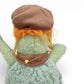 Vintage 1980s plush. Boober. 15" Plush. Close up 4 view.