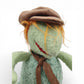 Vintage 1980s plush. Boober. 15" Plush. Face view.