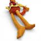Vintage 1980s plush. Gobo. 15" Plush. Bottom view.