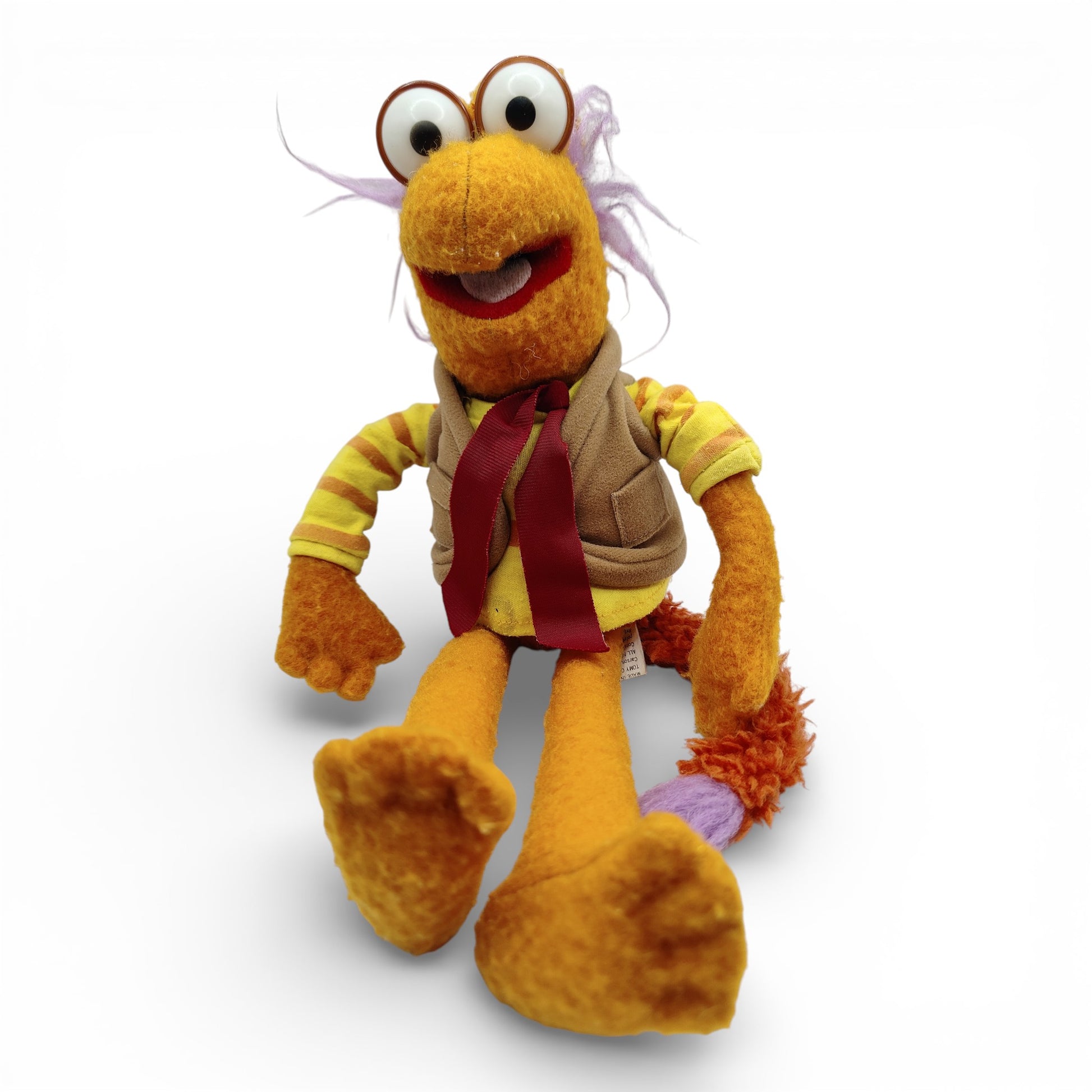 Vintage 1980s plush. Gobo. 15" Plush. Front view.