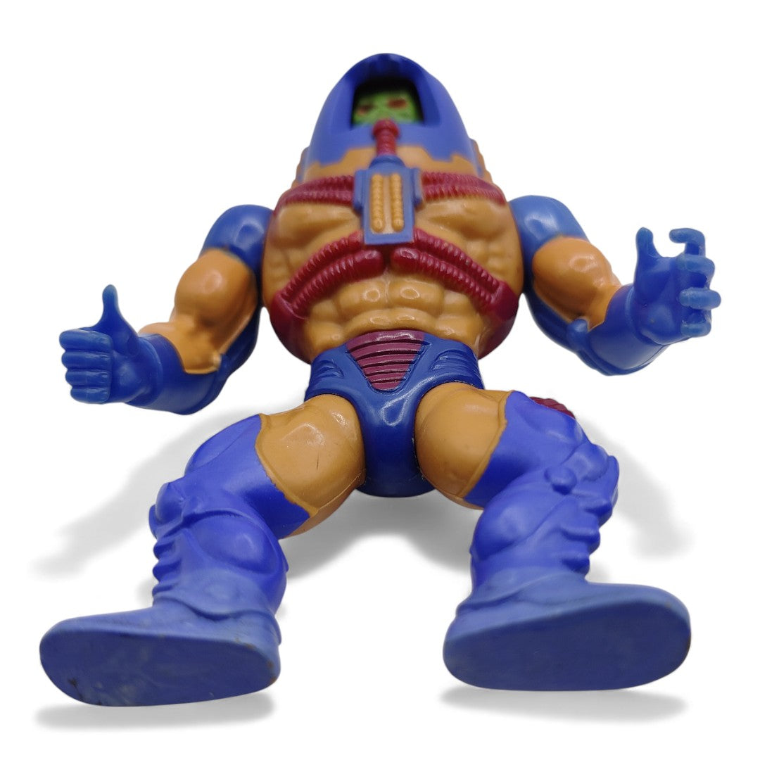 Vintage 1980s action figure. (MOTU). Man-E-Faces. & Mini Comic!. Face view.