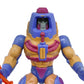 Vintage 1980s action figure. (MOTU). Man-E-Faces. Taiwan. Face view.
