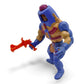Vintage 1980s action figure. (MOTU). Man-E-Faces. Taiwan. Face view.