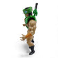 Vintage 1980s action figure. (MOTU). Tri-Klops. & Mini Comic!. Left view.