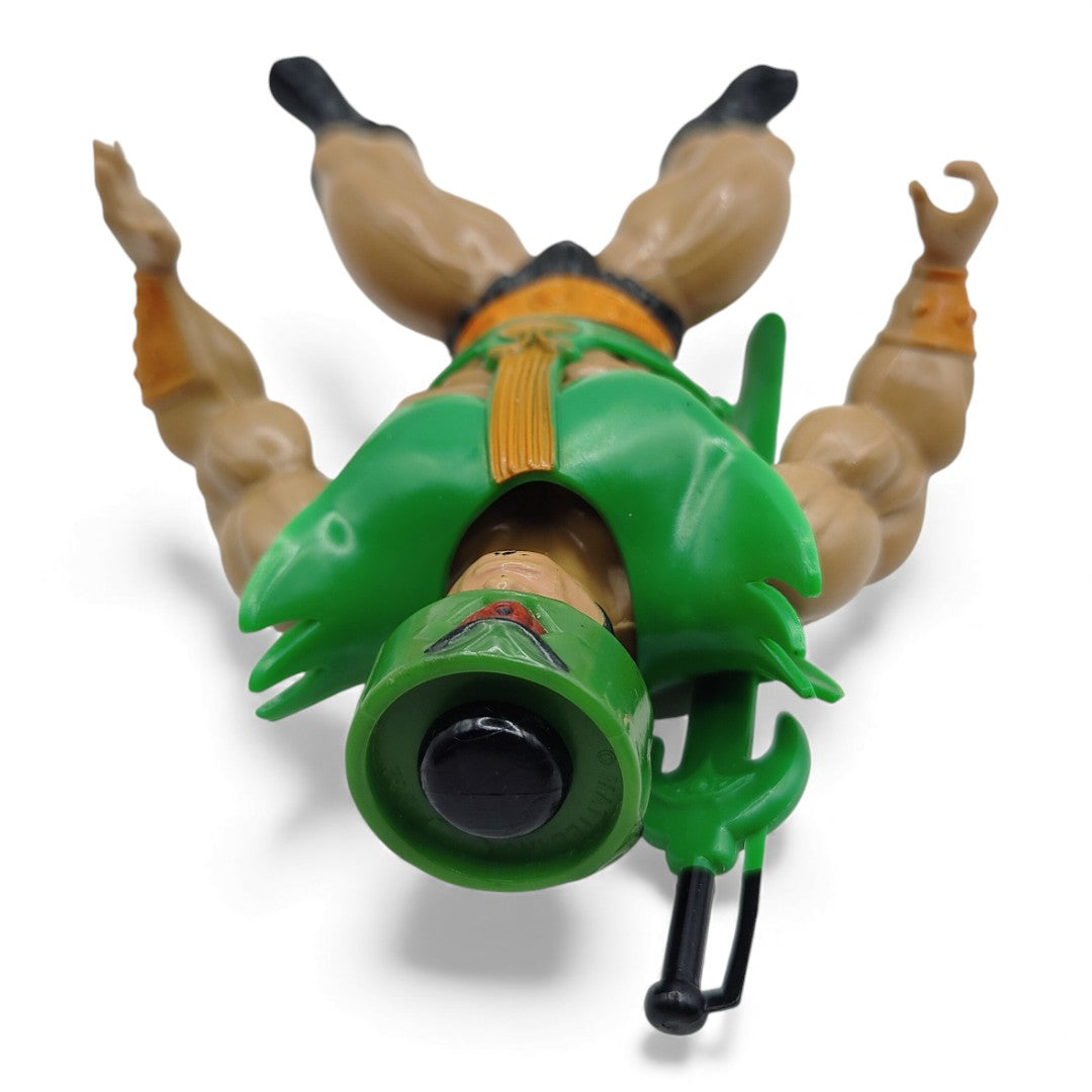 Vintage 1980s action figure. (MOTU). Tri-Klops. & Mini Comic!. Top view.