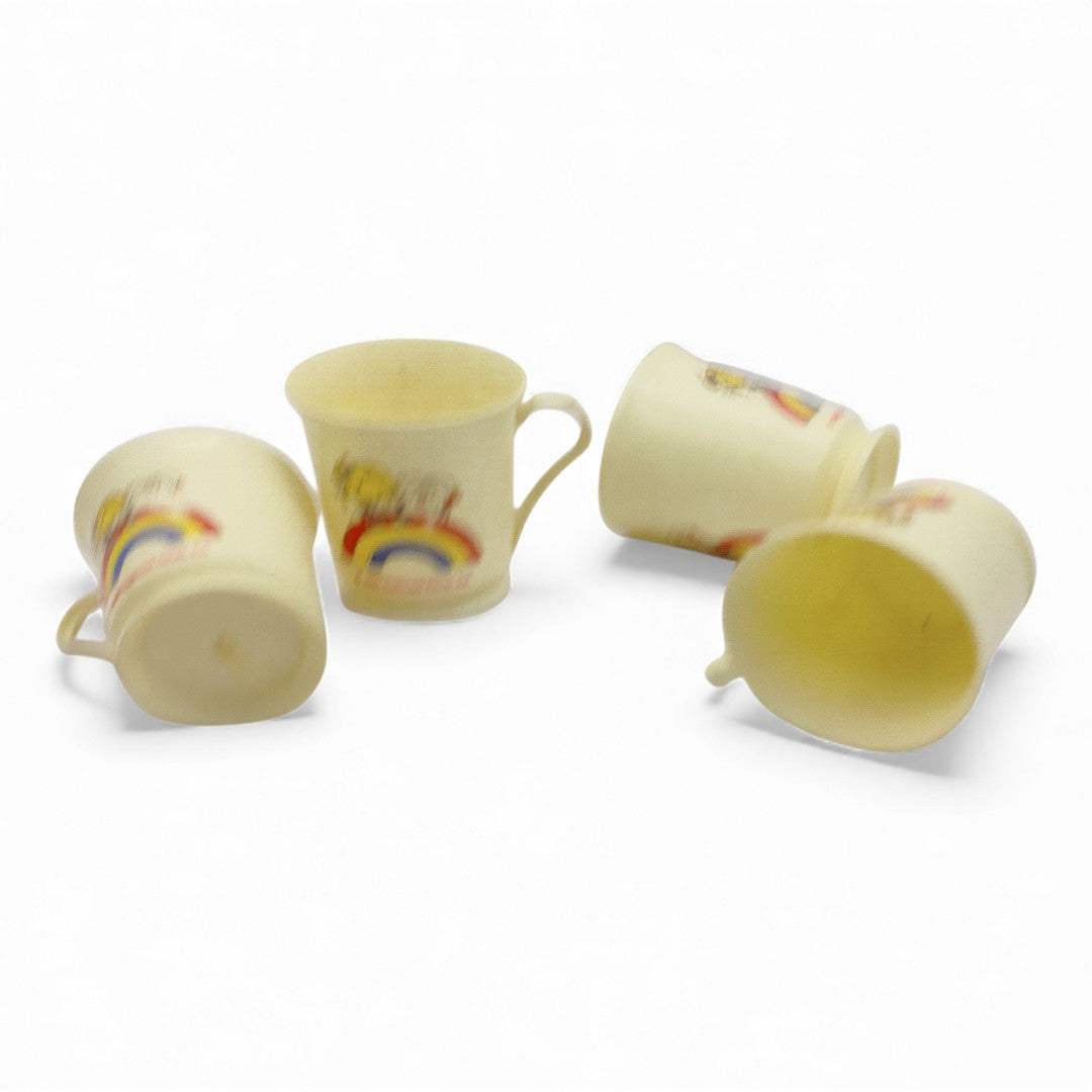 Vintage 1980s kitchenware & tableware. Miniature Tea Party Set. Close up 6 view.
