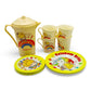 Vintage 1980s kitchenware & tableware. Miniature Tea Party Set. Front view.