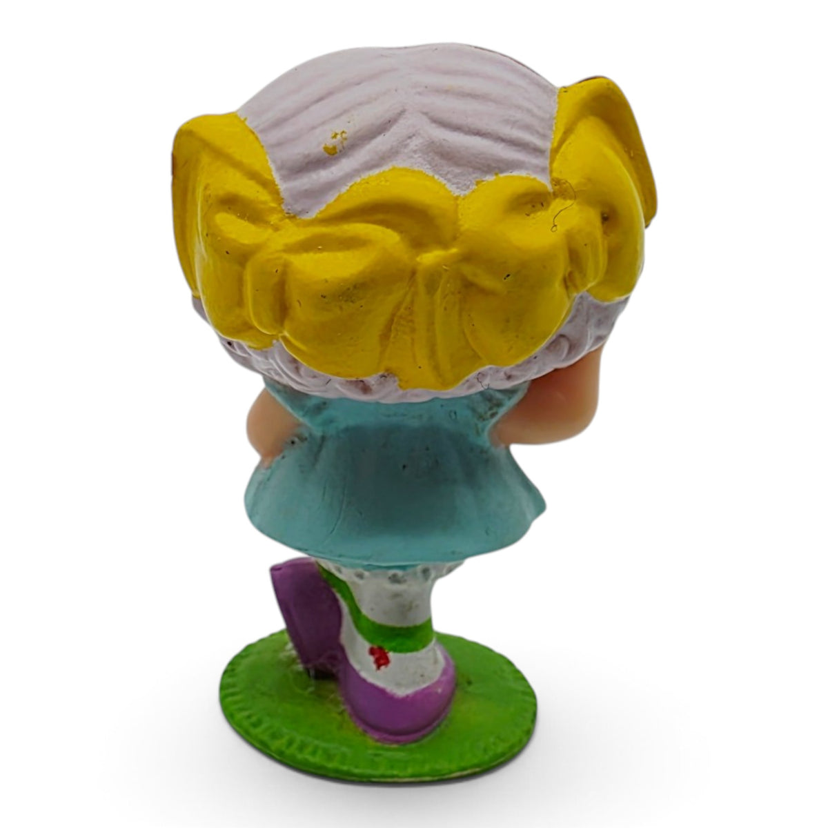 1983 Strawberry Shortcake Angel Cake PVC Figure Face view