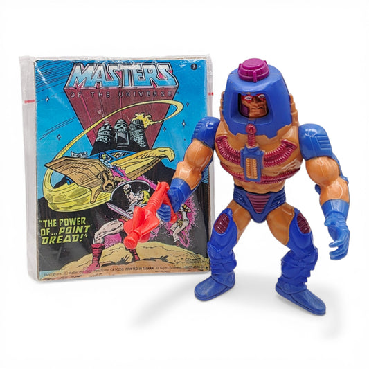 1983 – Masters of the Universe – (MOTU) – Man-E-Faces – & Mini Comic! – Complete
