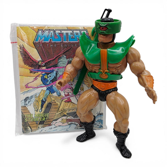 1983 – Masters of the Universe – (MOTU) – Tri-Klops – & Mini Comic! – Complete