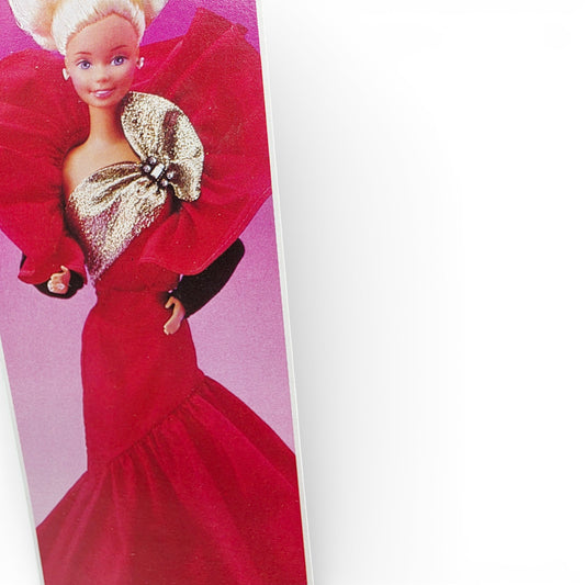 Vintage 1980s doll fashion. Oscar de La Renta Collector Fashion Series IV. Close up 1 view.