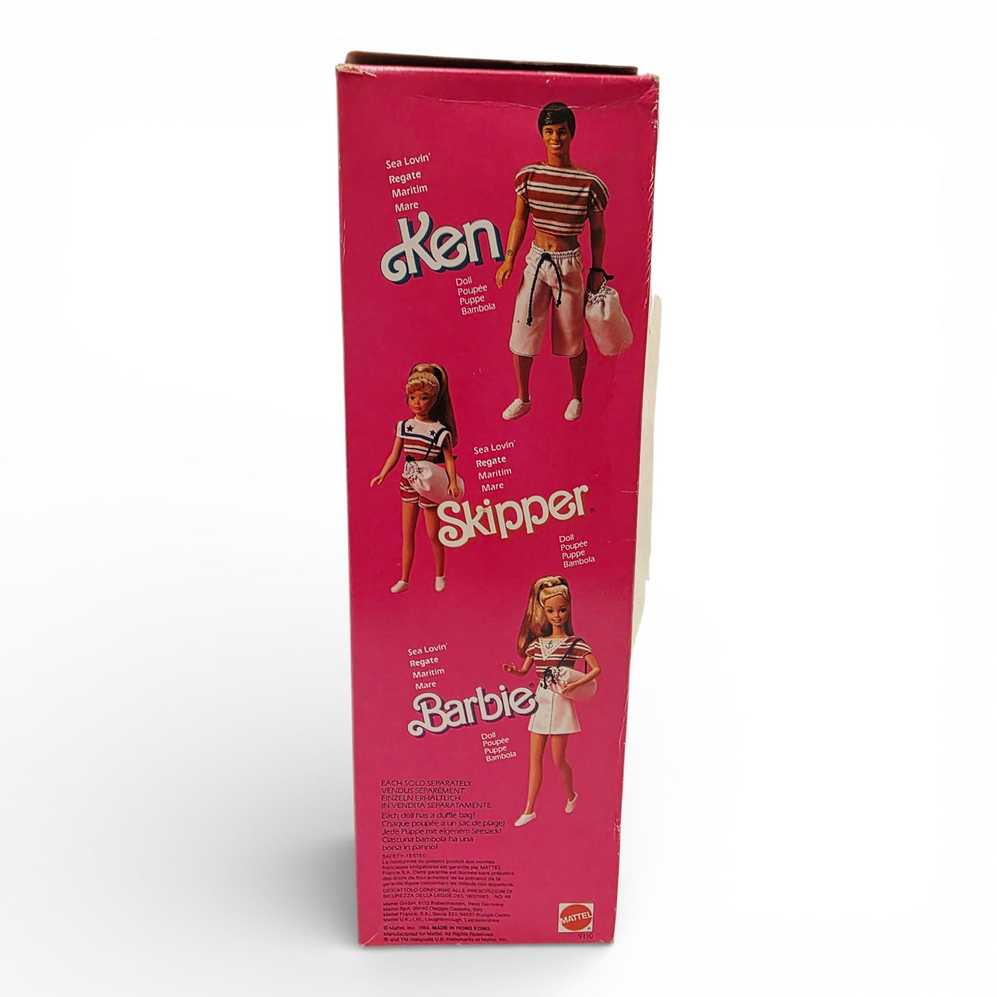 1984 Barbie Sea Lovin' Ken doll — Back view