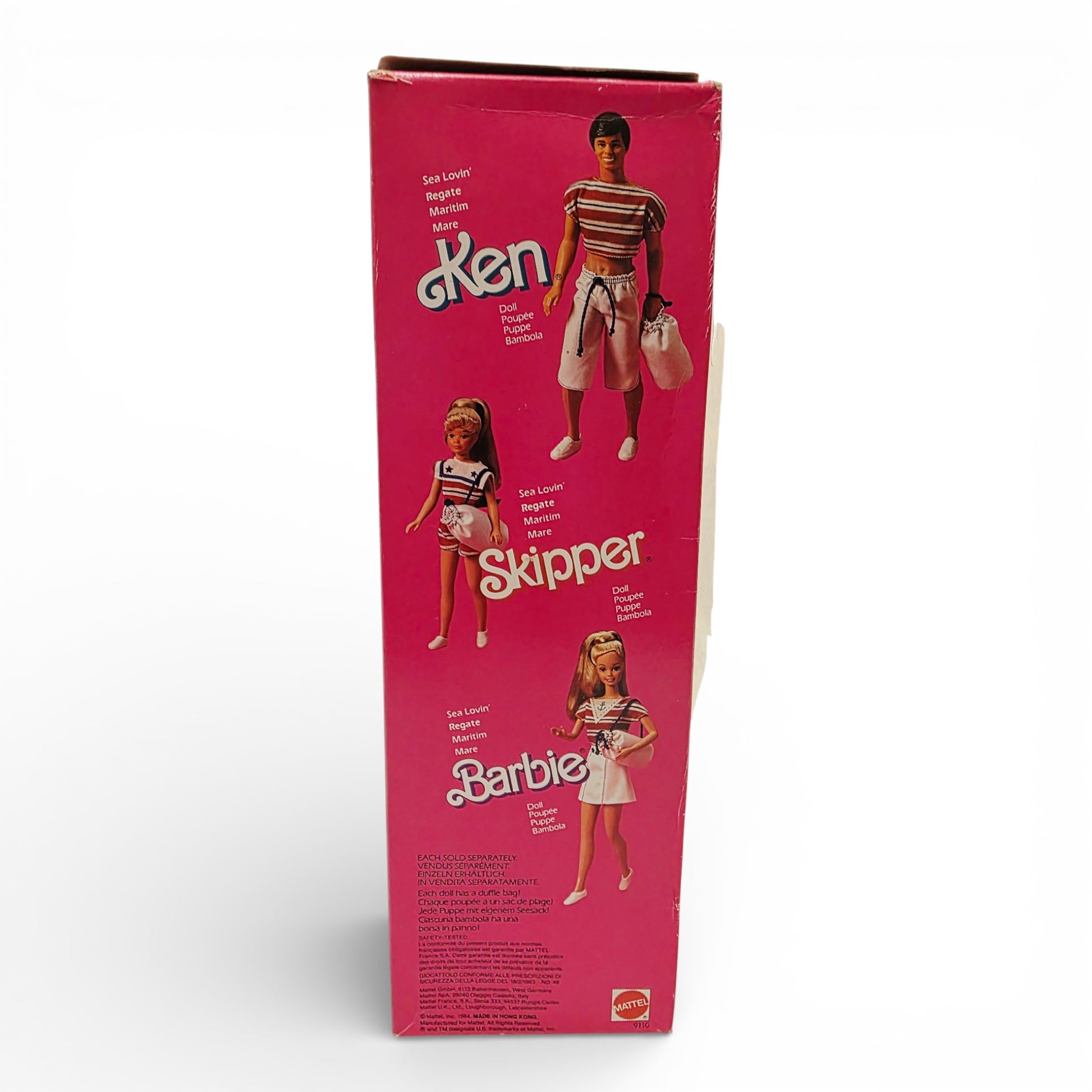 1984 Barbie Sea Lovin' Ken doll — Back view