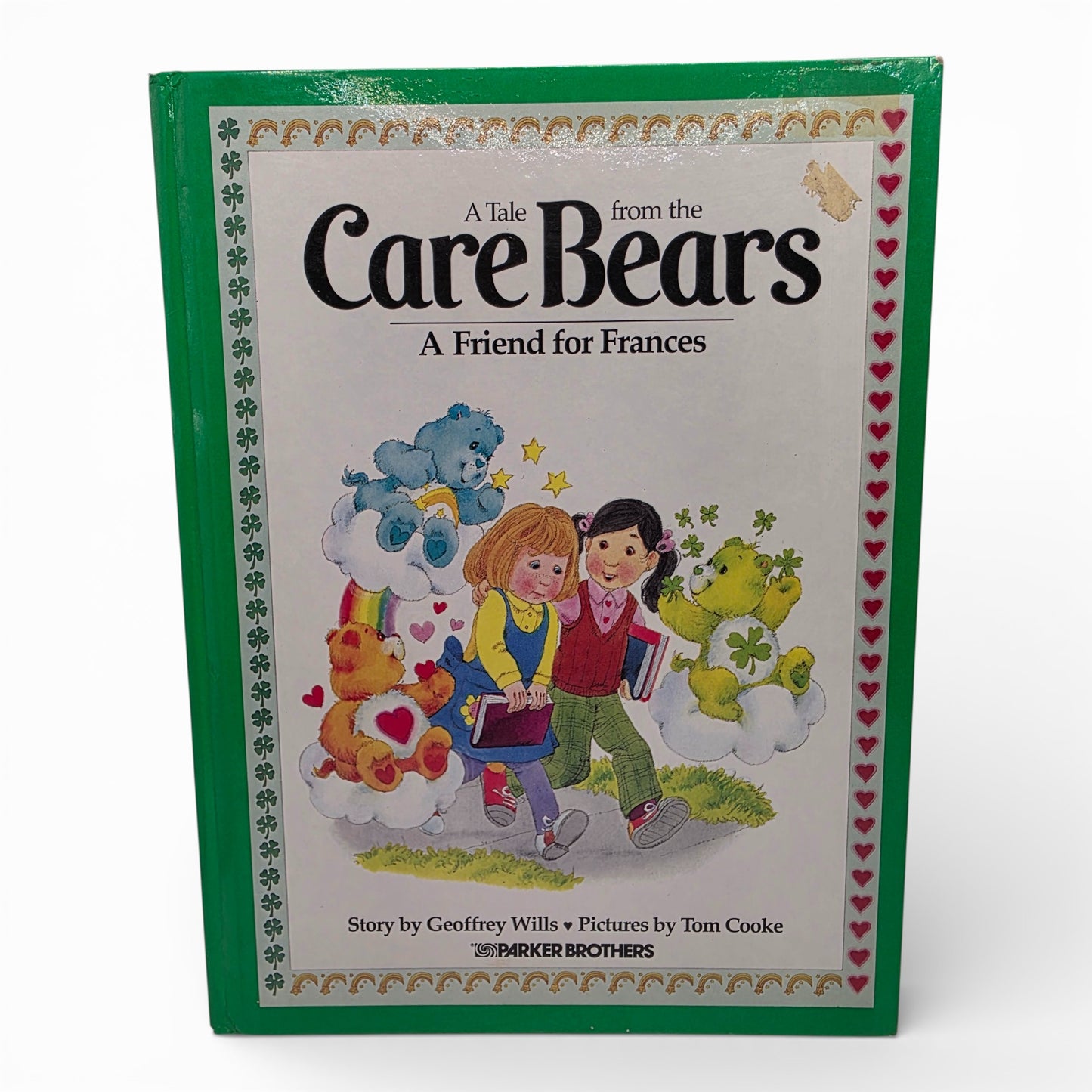Vintage 1980s story book. A Friend for Frances. Hardcover Storybook. Front view.