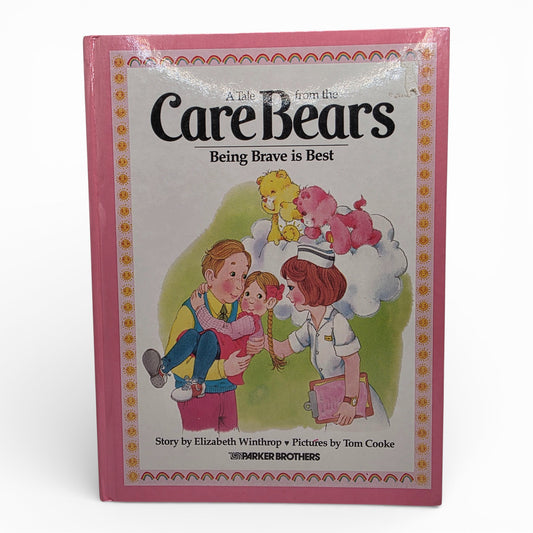 Vintage 1980s story book. Being Brave is Best. Hardcover Storybook. Front view.
