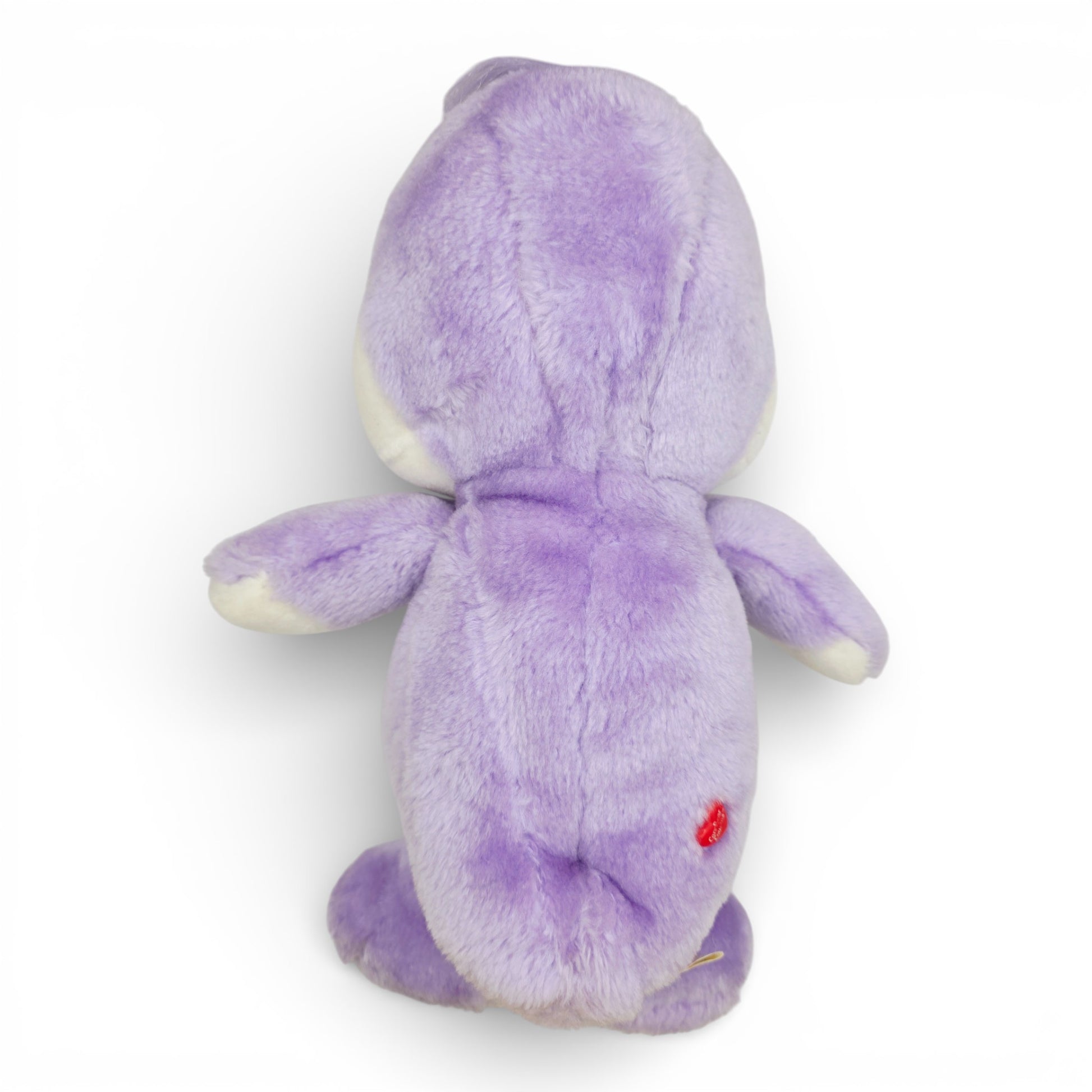 Vintage 1980s plush. Cozy Heart Penguin. 36cm Plush. Back view.
