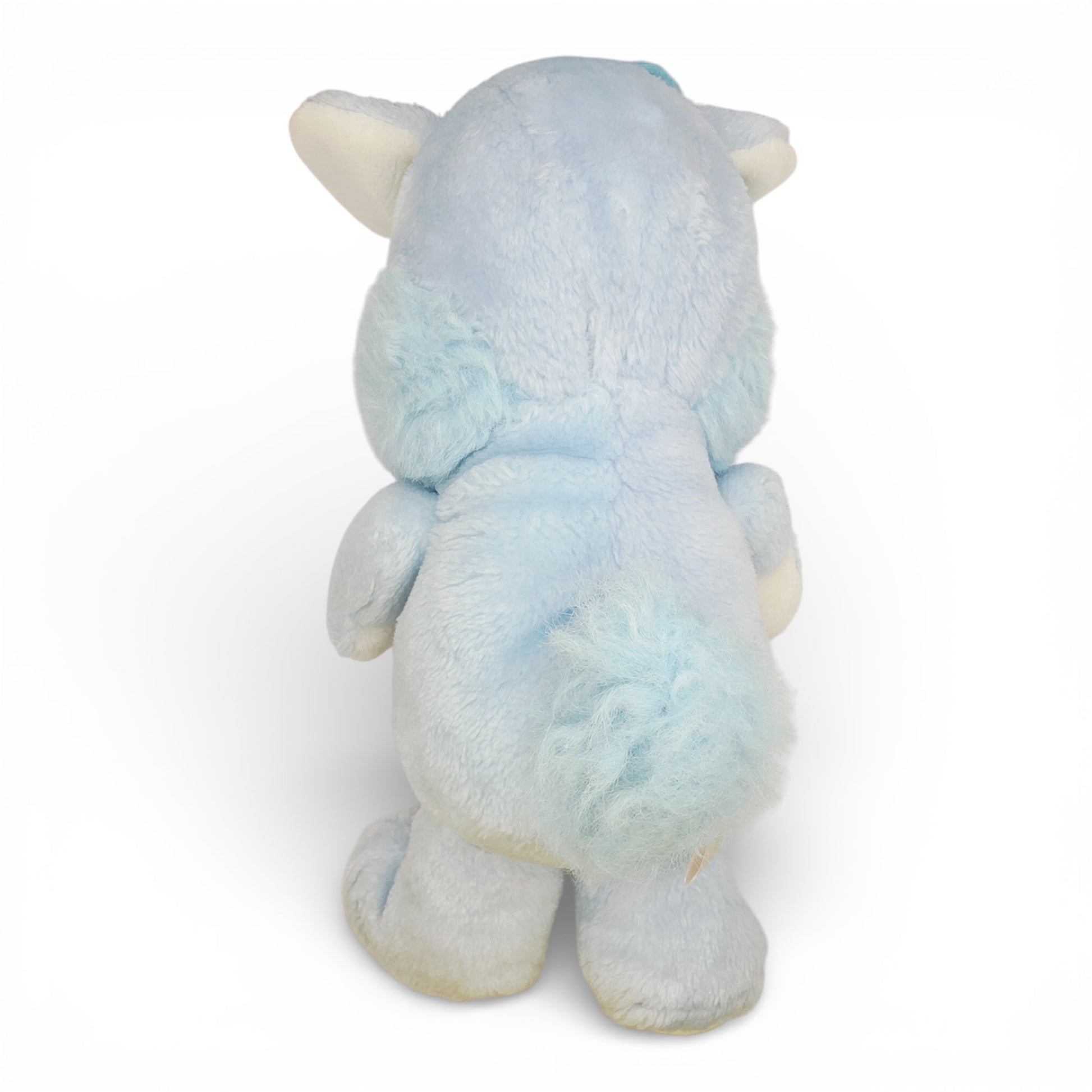 Vintage 1980s plush. Swift Heart Rabbit. 36cm Plush. Back view.