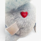 Vintage 1980s plush. Swift Heart Rabbit. 36cm Plush. Close up 1 view.