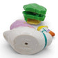Vintage 1980s small toy. Second Scented Release. Twinkle & Snowflower Swan. Complete with Original Hair Clip. Bottom view.