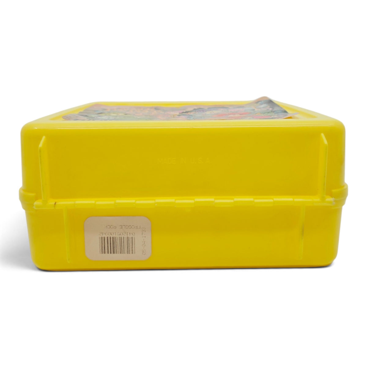 1984 Fraggle Rock Lunchbox and Thermos Bottom view