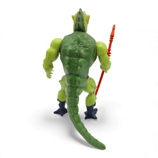 Vintage 1980s action figure. (MOTU). Whiplash. Back view.