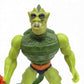 Vintage 1980s action figure. (MOTU). Whiplash. Face view.