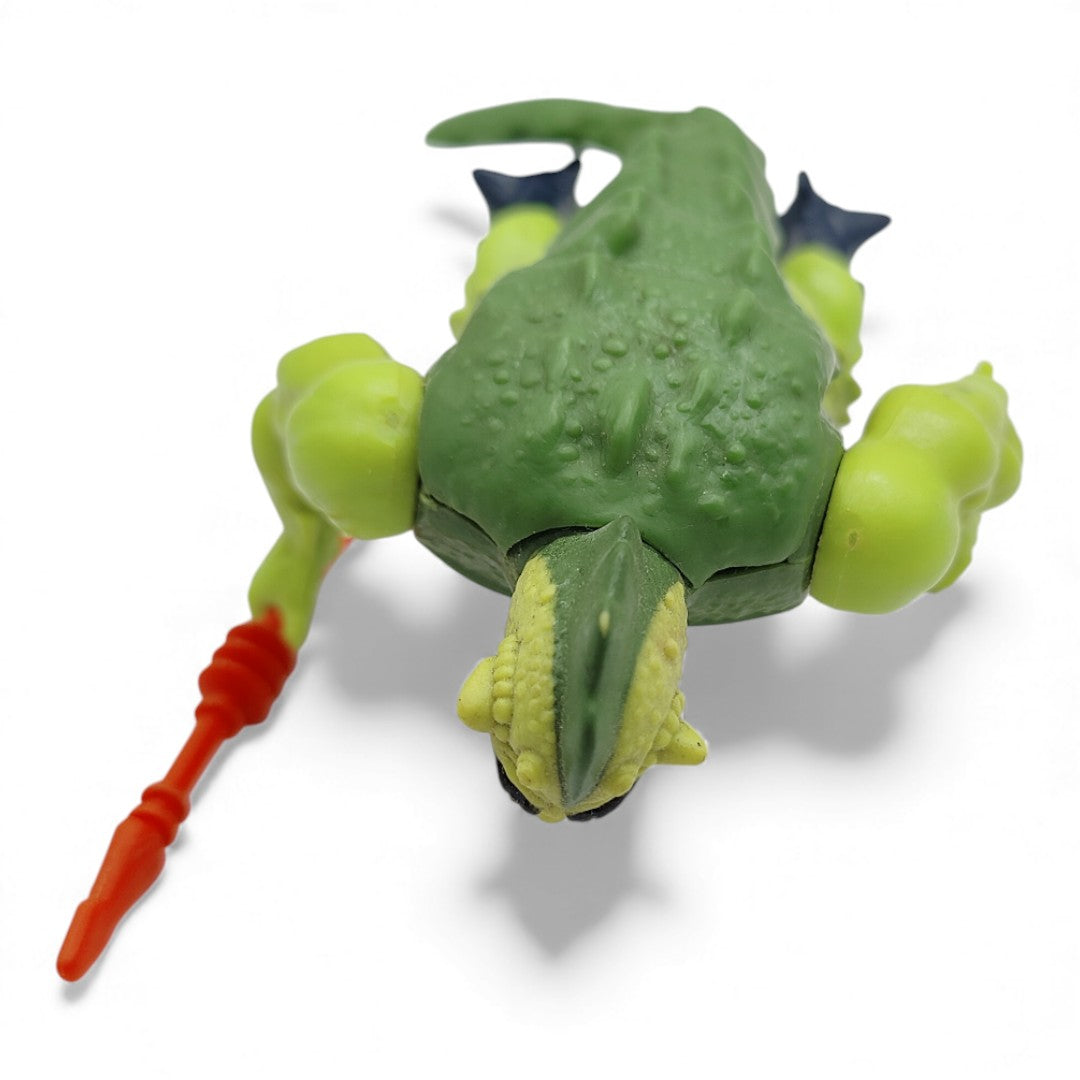Vintage 1980s action figure. (MOTU). Whiplash. Top view.