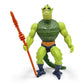 Vintage 1980s action figure. (MOTU). Whiplash. & Mini Comic!. Face view.