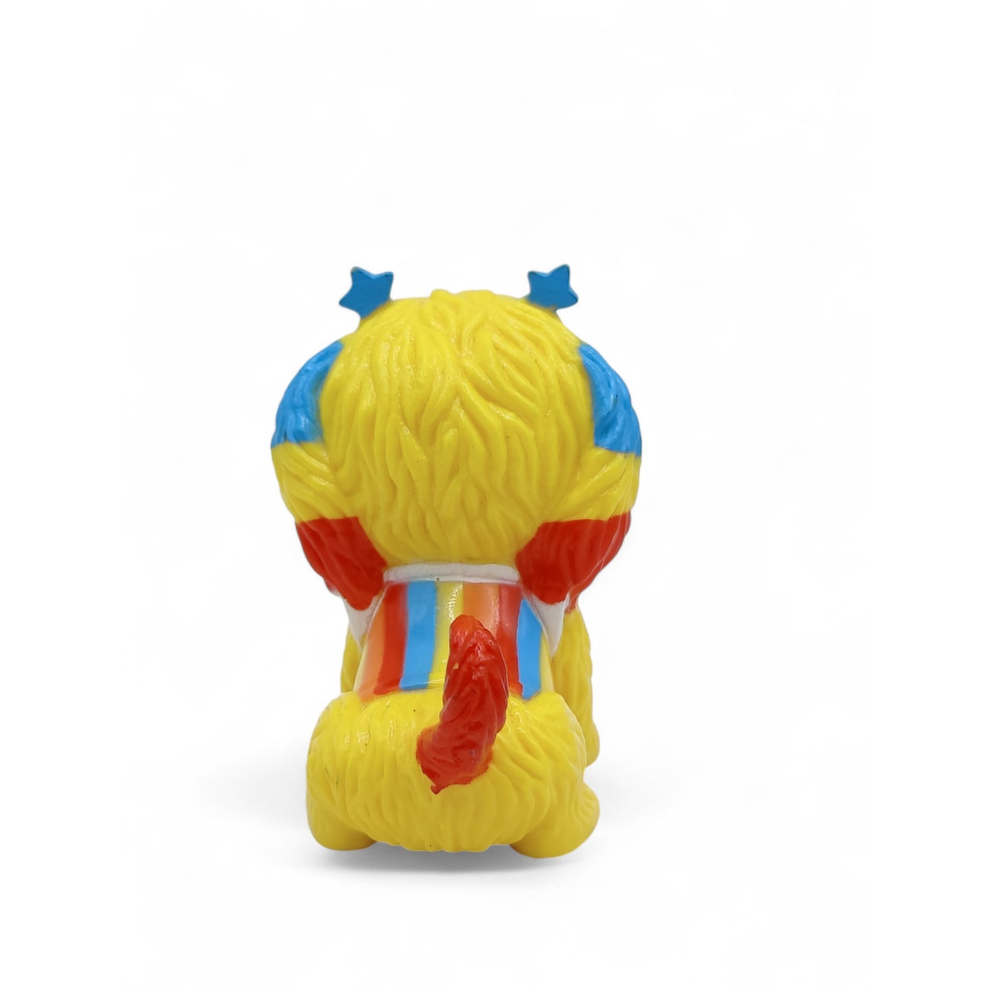 Vintage 1980s mini pvc figure. Mini PVC Figure. Puppy Brite. 6cm. Back view.