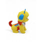 Vintage 1980s mini pvc figure. Mini PVC Figure. Puppy Brite. 6cm. Right view.