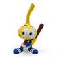 Vintage 1980s mini pvc figure. Baseball Player. All-Star. 8cm. Front view.