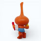Vintage 1980s mini pvc figure. Bath Time. Dimmy. 8cm. Back view.