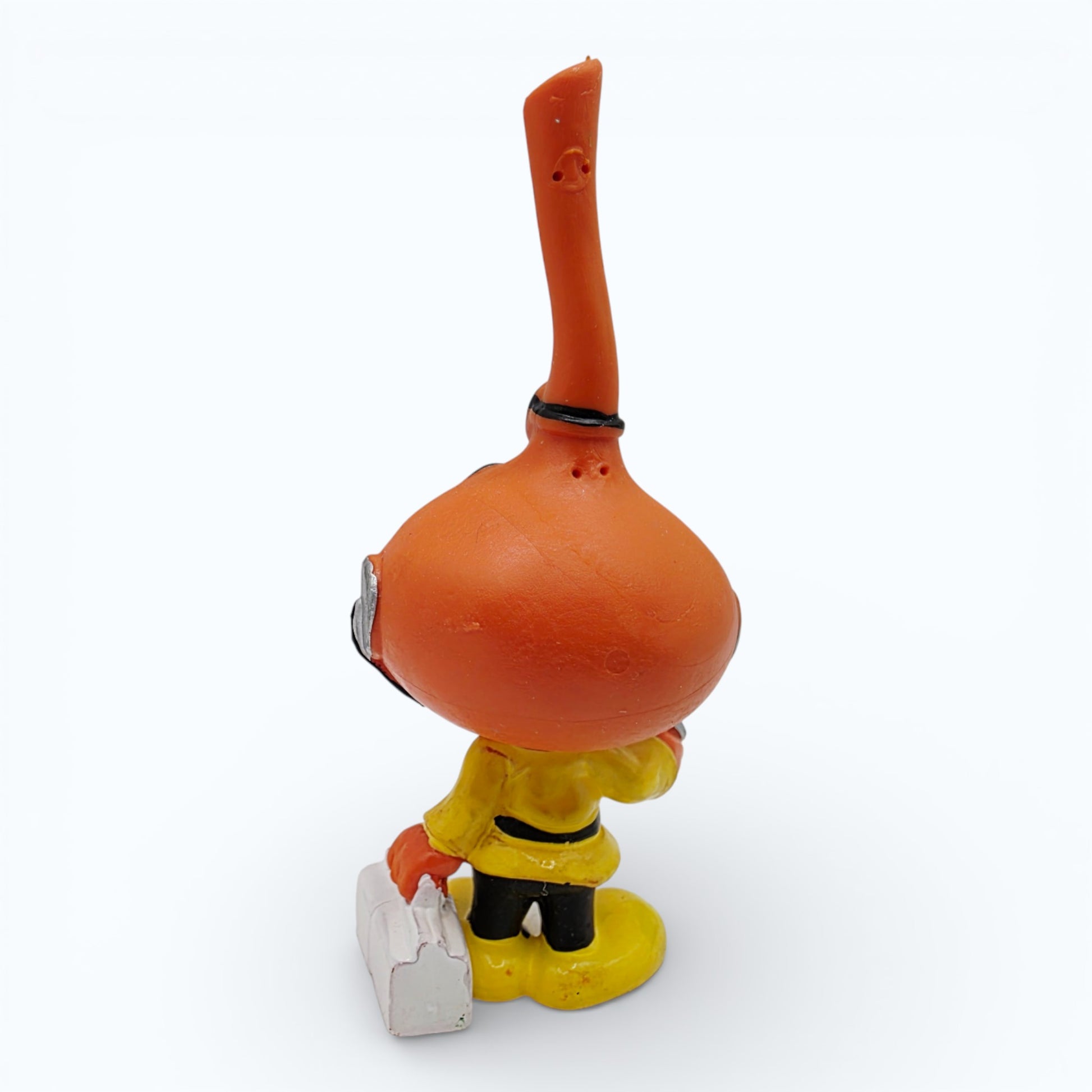 Vintage 1980s mini pvc figure. Doctor. Dimmy. 8cm. Back view.