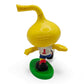 Vintage 1980s mini pvc figure. Football Player. All-Star. 8cm. Back view.