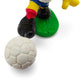 Vintage 1980s mini pvc figure. Football Player. All-Star. 8cm. Close up 1 view.