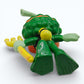 Vintage 1980s mini pvc figure. Scuba Diver. Tooter. 8cm. Bottom view.