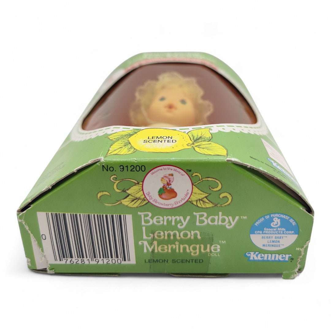 1984 Strawberry Shortcake Berry Baby Lemon Meringue doll — Bottom view
