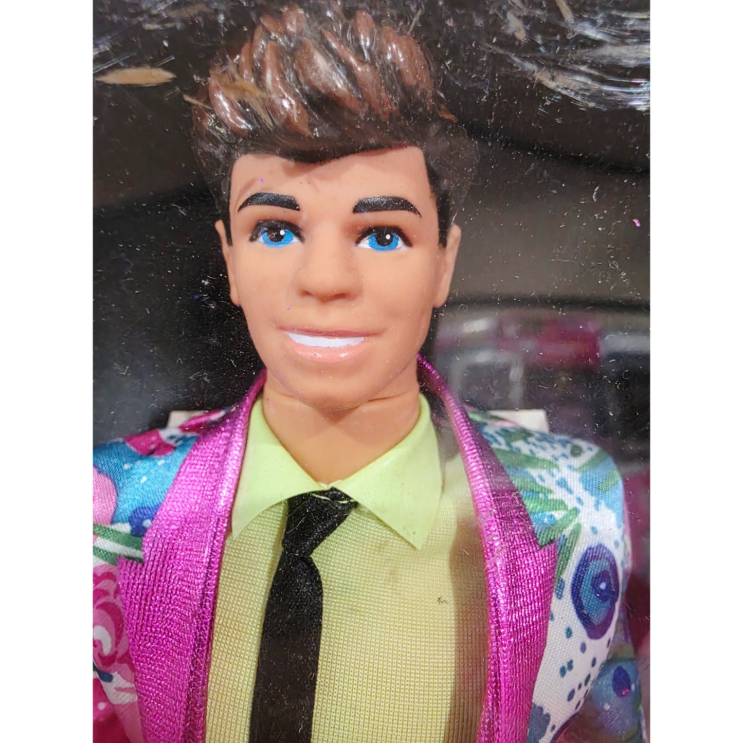 1985 Barbie Barbie & the Rockers Derek doll — Face close-up
